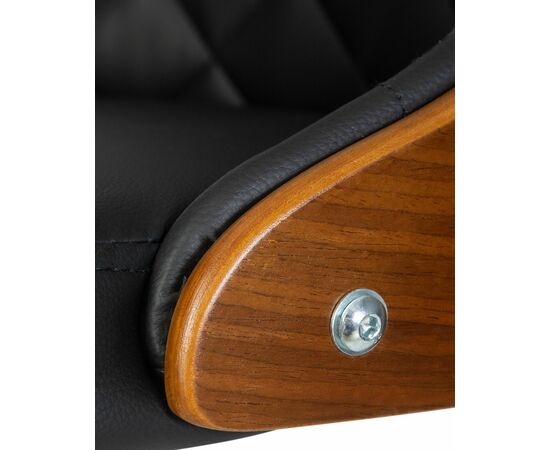 Стул барный DOBRIN MARTIN, цвет черный PU ABA 001, Вариант: цвет черный PU ABA 001, изображение 2 | Интернет магазин мебели и декора LifeDekor