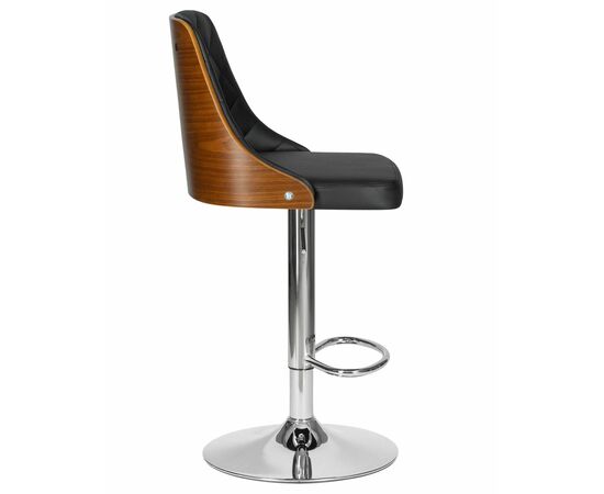 Стул барный DOBRIN MARTIN, цвет черный PU ABA 001, Вариант: цвет черный PU ABA 001, изображение 5 | Интернет магазин мебели и декора LifeDekor