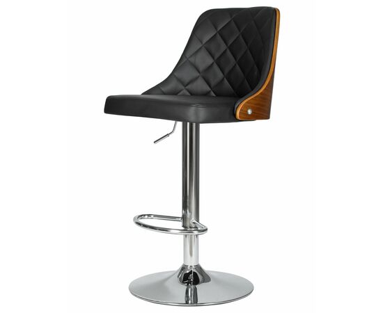 Стул барный DOBRIN MARTIN, цвет черный PU ABA 001, Вариант: цвет черный PU ABA 001, изображение 8 | Интернет магазин мебели и декора LifeDekor