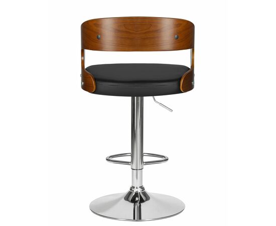 Стул барный DOBRIN NICK, цвет черный PU ABA 001, Вариант: цвет черный PU ABA 001, изображение 5 | Интернет магазин мебели и декора LifeDekor