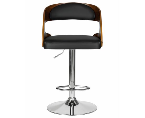 Стул барный DOBRIN NICK, цвет черный PU ABA 001, Вариант: цвет черный PU ABA 001, изображение 6 | Интернет магазин мебели и декора LifeDekor