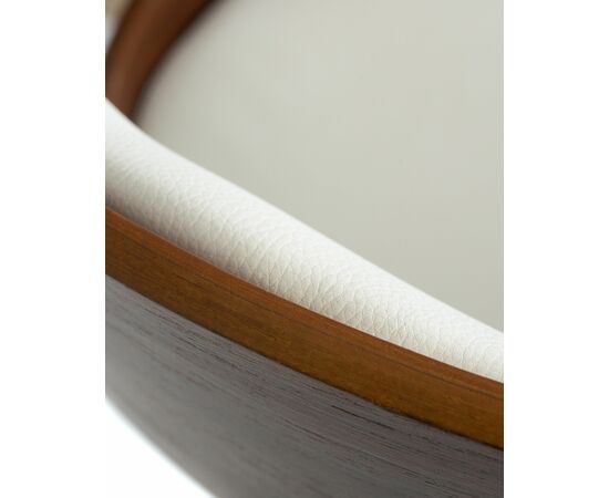 Стул барный DOBRIN NICK, цвет белый PU ABA 008, Вариант: цвет белый PU ABA 008, изображение 10 | Интернет магазин мебели и декора LifeDekor