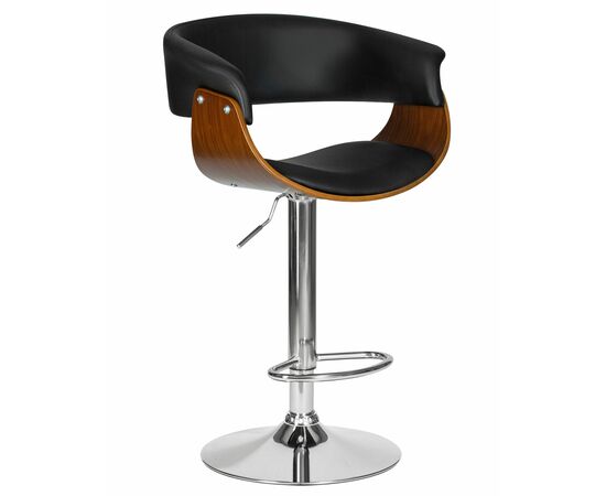 Стул барный DOBRIN OSTIN, цвет черный PU ABA 001, Вариант: цвет черный PU ABA 001 | Интернет магазин мебели и декора LifeDekor