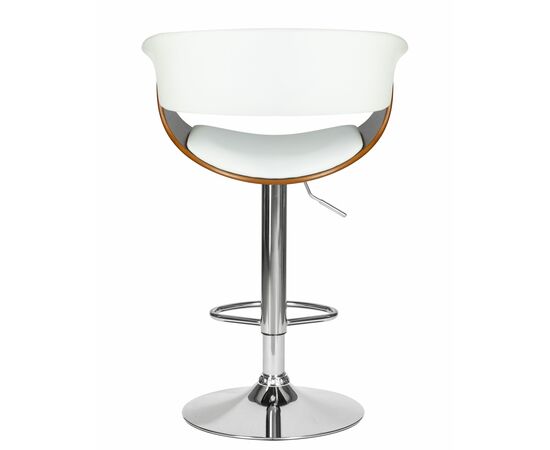 Стул барный DOBRIN OSTIN, цвет белый PU ABA 008, Вариант: цвет белый PU ABA 008, изображение 5 | Интернет магазин мебели и декора LifeDekor