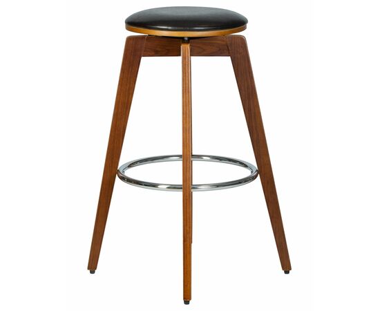 Табурет барный DOBRIN TOM'77, цвет черный глянец PU ABD 002, Вариант: цвет черный глянец PU ABD 002, изображение 2 | Интернет магазин мебели и декора LifeDekor