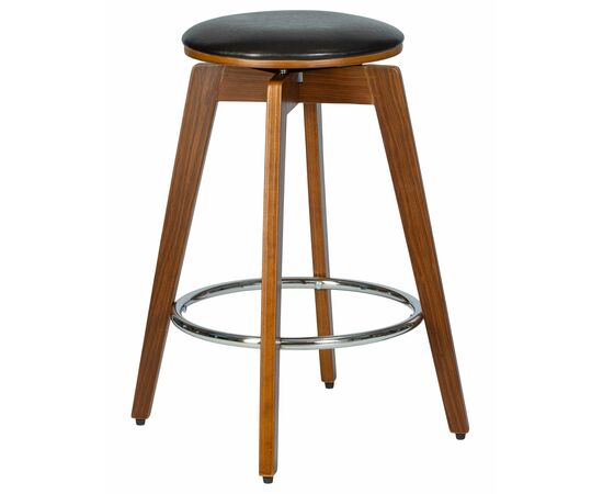 Табурет полубарный DOBRIN TOM'66, цвет черный глянец PU ABD 002, Вариант: цвет черный глянец PU ABD 002 | Интернет магазин мебели и декора LifeDekor