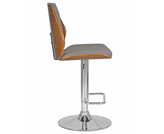 Стул барный DOBRIN PETER, серая ткань AAA 001, Вариант: серая ткань AAA 001, изображение 3 | Интернет магазин мебели и декора LifeDekor