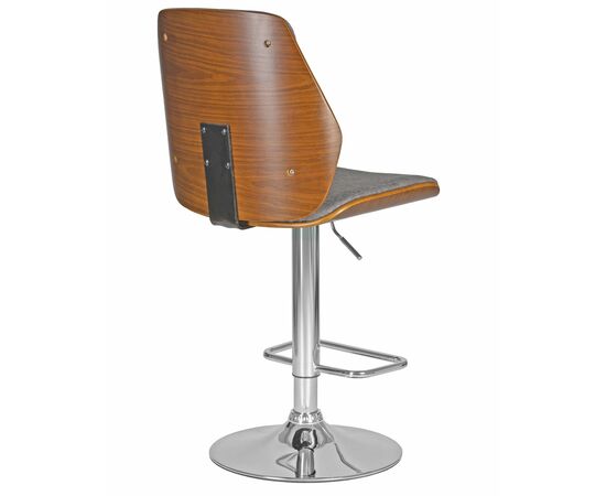 Стул барный DOBRIN PETER, серая ткань AAA 001, Вариант: серая ткань AAA 001, изображение 4 | Интернет магазин мебели и декора LifeDekor