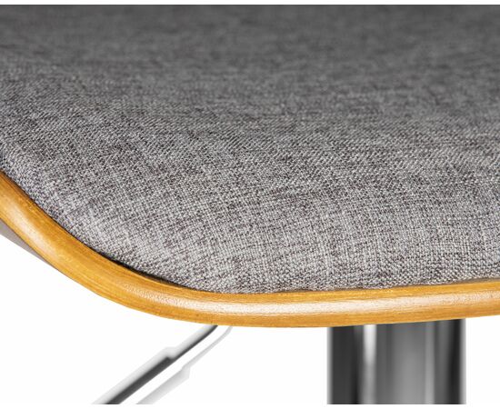 Стул барный DOBRIN PETER, серая ткань AAA 001, Вариант: серая ткань AAA 001, изображение 7 | Интернет магазин мебели и декора LifeDekor