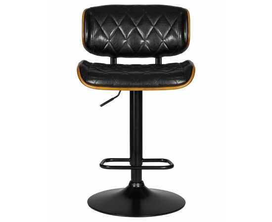 Стул барный DOBRIN MORGAN, цвет черный глянец PU ABD 002, Вариант: цвет черный глянец PU ABD 002, изображение 6 | Интернет магазин мебели и декора LifeDekor