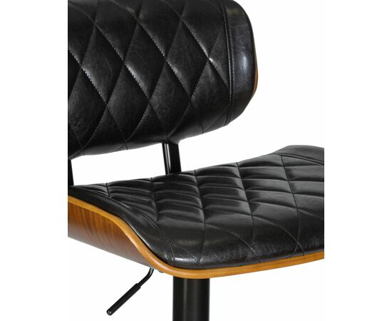 Стул барный DOBRIN MORGAN, цвет черный глянец PU ABD 002, Вариант: цвет черный глянец PU ABD 002, изображение 7 | Интернет магазин мебели и декора LifeDekor