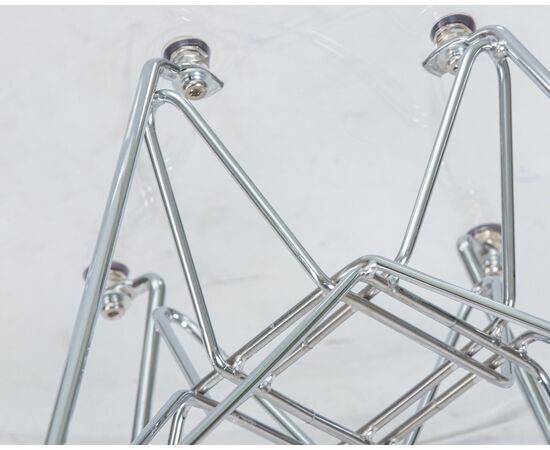 Стул обеденный DOBRIN DSR CASPER, ножки хром, цвет прозрачный, Вариант: ножки хром, цвет прозрачный, изображение 10 | Интернет магазин мебели и декора LifeDekor