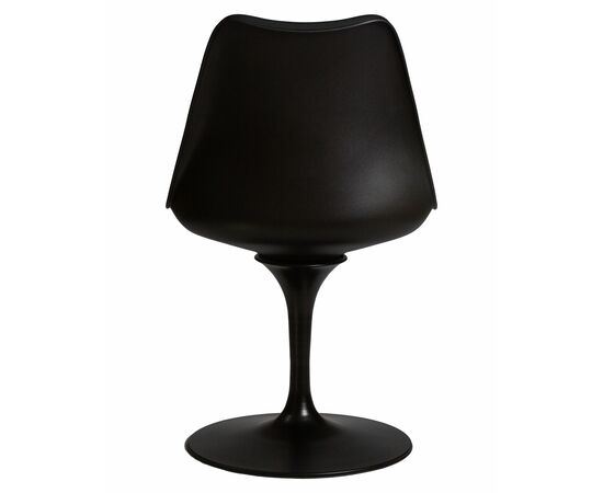 Стул обеденный DOBRIN TULIP, черное основание, цвет черный (B-03), Вариант: черное основание, цвет черный (B-03), изображение 5 | Интернет магазин мебели и декора LifeDekor