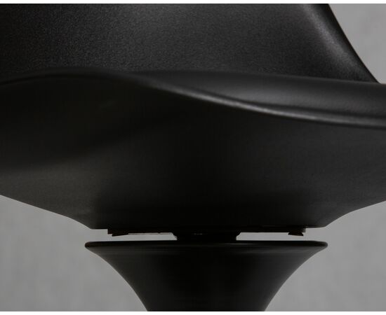 Стул обеденный DOBRIN TULIP, черное основание, цвет черный (B-03), Вариант: черное основание, цвет черный (B-03), изображение 9 | Интернет магазин мебели и декора LifeDekor