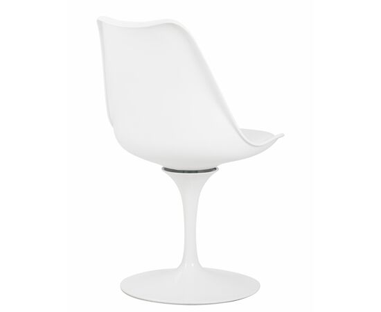 Стул обеденный DOBRIN TULIP, белое основание, цвет белый (W-02), Вариант: белое основание, цвет белый (W-02), изображение 4 | Интернет магазин мебели и декора LifeDekor