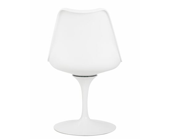 Стул обеденный DOBRIN TULIP, белое основание, цвет белый (W-02), Вариант: белое основание, цвет белый (W-02), изображение 5 | Интернет магазин мебели и декора LifeDekor