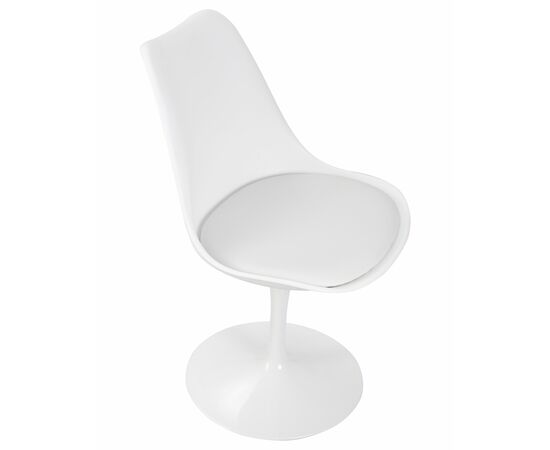 Стул обеденный DOBRIN TULIP, белое основание, цвет белый (W-02), Вариант: белое основание, цвет белый (W-02), изображение 7 | Интернет магазин мебели и декора LifeDekor