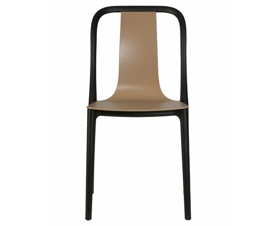Стул обеденный DOBRIN ADAM, черный/бежевый, Вариант: черный/бежевый, изображение 6 | Интернет магазин мебели и декора LifeDekor