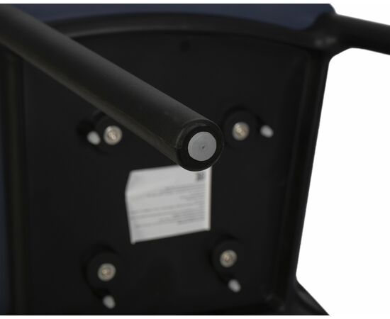 Стул обеденный DOBRIN ADAM, черный/серо-голубой, Вариант: черный/серо-голубой, изображение 9 | Интернет магазин мебели и декора LifeDekor