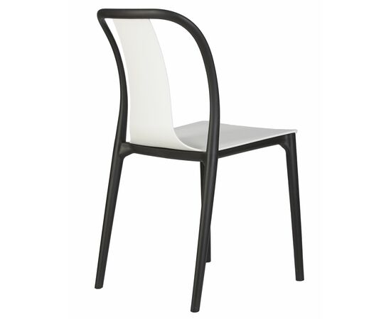 Стул обеденный DOBRIN ADAM, черный/белый, Вариант: черный/белый, изображение 4 | Интернет магазин мебели и декора LifeDekor