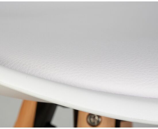 Стул полубарный DOBRIN RONNI, ножки светлый бук, белый (ZL-W-02), Вариант: ножки светлый бук, белый (ZL-W-02), изображение 9 | Интернет магазин мебели и декора LifeDekor