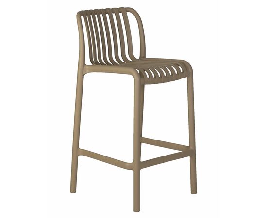 Стул полубарный DOBRIN CHLOE, бежевый, Вариант: бежевый, изображение 2 | Интернет магазин мебели и декора LifeDekor