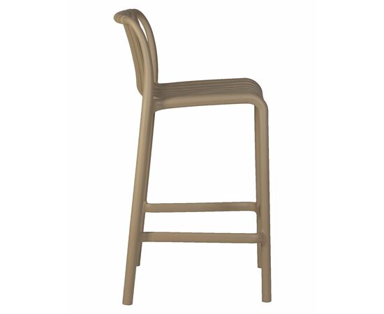 Стул полубарный DOBRIN CHLOE, бежевый, Вариант: бежевый, изображение 3 | Интернет магазин мебели и декора LifeDekor
