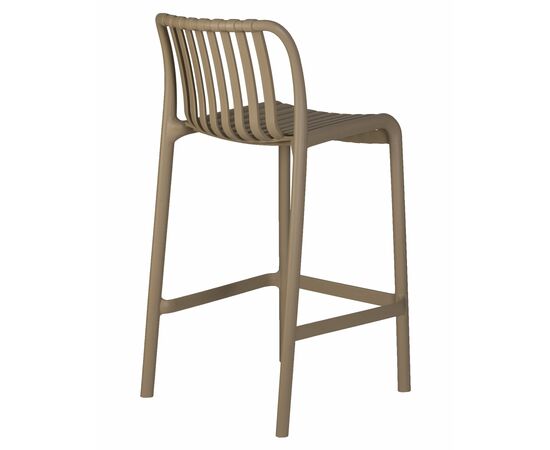 Стул полубарный DOBRIN CHLOE, бежевый, Вариант: бежевый, изображение 4 | Интернет магазин мебели и декора LifeDekor