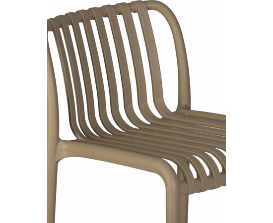 Стул полубарный DOBRIN CHLOE, бежевый, Вариант: бежевый, изображение 8 | Интернет магазин мебели и декора LifeDekor