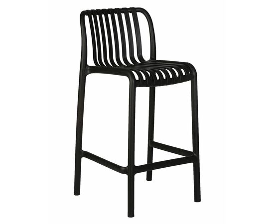 Стул полубарный DOBRIN CHLOE, черный, Вариант: чёрный | Интернет магазин мебели и декора LifeDekor