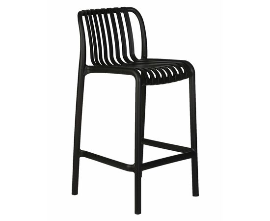 Стул полубарный DOBRIN CHLOE, черный, Вариант: чёрный, изображение 2 | Интернет магазин мебели и декора LifeDekor