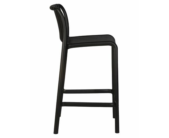 Стул полубарный DOBRIN CHLOE, черный, Вариант: чёрный, изображение 3 | Интернет магазин мебели и декора LifeDekor