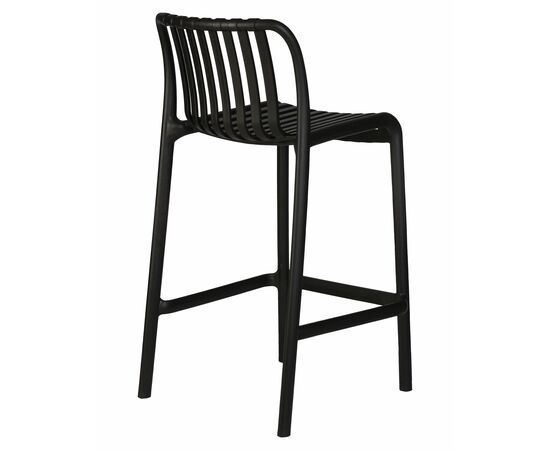 Стул полубарный DOBRIN CHLOE, черный, Вариант: чёрный, изображение 4 | Интернет магазин мебели и декора LifeDekor