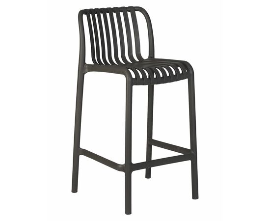 Стул полубарный DOBRIN CHLOE, темно-серый, Вариант: темно-серый | Интернет магазин мебели и декора LifeDekor