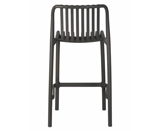 Стул полубарный DOBRIN CHLOE, темно-серый, Вариант: темно-серый, изображение 5 | Интернет магазин мебели и декора LifeDekor