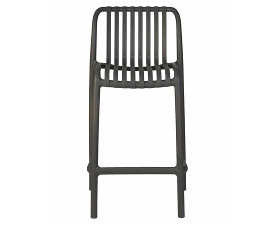 Стул полубарный DOBRIN CHLOE, темно-серый, Вариант: темно-серый, изображение 6 | Интернет магазин мебели и декора LifeDekor