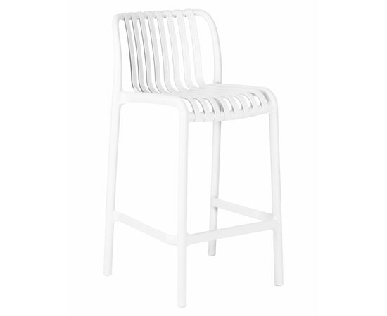 Стул полубарный DOBRIN CHLOE, белый, Вариант: белый | Интернет магазин мебели и декора LifeDekor