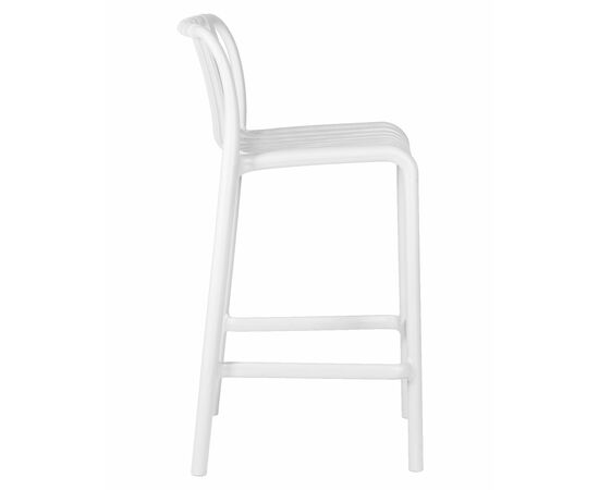 Стул полубарный DOBRIN CHLOE, белый, Вариант: белый, изображение 3 | Интернет магазин мебели и декора LifeDekor