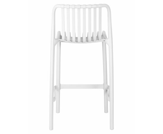 Стул полубарный DOBRIN CHLOE, белый, Вариант: белый, изображение 5 | Интернет магазин мебели и декора LifeDekor