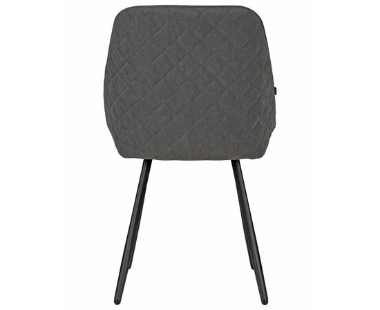 Стул обеденный DOBRIN STELLA, ЭМАЛЬ ЧЕРНЫЙ МУАР велюр Catania Chocolate, изображение 5 | Интернет магазин мебели и декора LifeDekor