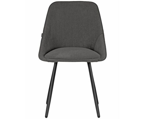 Стул обеденный DOBRIN STELLA, ЭМАЛЬ ЧЕРНЫЙ МУАР велюр Catania Chocolate, изображение 6 | Интернет магазин мебели и декора LifeDekor