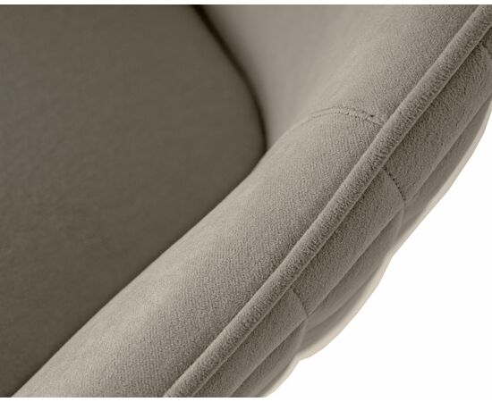 Стул обеденный DOBRIN STELLA, ЭМАЛЬ ЧЕРНЫЙ МУАР велюр Catania Cocoa, изображение 9 | Интернет магазин мебели и декора LifeDekor