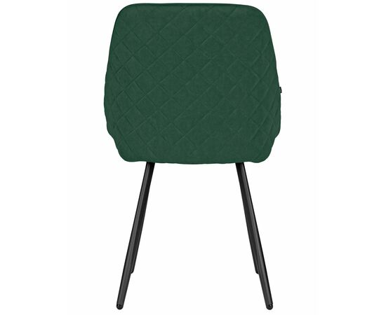 Стул обеденный DOBRIN STELLA, ЭМАЛЬ ЧЕРНЫЙ МУАР велюр Catania Izumrud, изображение 5 | Интернет магазин мебели и декора LifeDekor