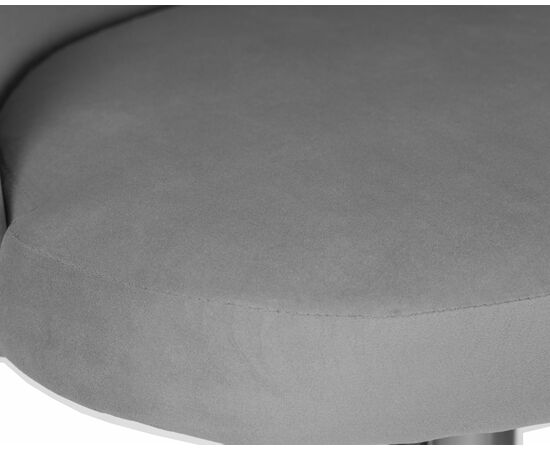 Стул барный DOBRIN MILANA, серый велюр (MJ9-75), Вариант: серый велюр (MJ9-75), изображение 7 | Интернет магазин мебели и декора LifeDekor