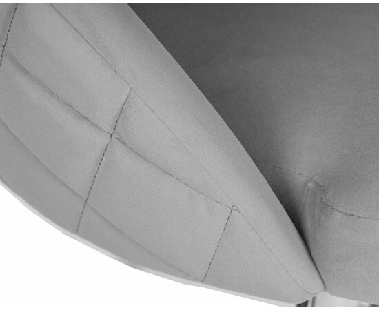 Стул барный DOBRIN MILANA, серый велюр (MJ9-75), Вариант: серый велюр (MJ9-75), изображение 8 | Интернет магазин мебели и декора LifeDekor