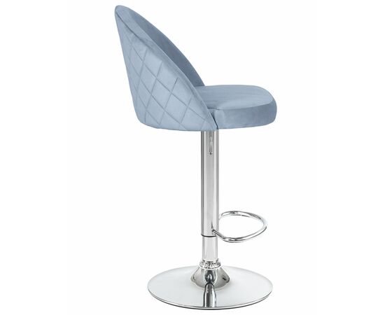 Стул барный DOBRIN MILANA, пудрово-голубой велюр (MJ9-74), Вариант: пудрово-голубой велюр (MJ9-74), изображение 3 | Интернет магазин мебели и декора LifeDekor