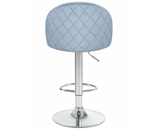 Стул барный DOBRIN MILANA, пудрово-голубой велюр (MJ9-74), Вариант: пудрово-голубой велюр (MJ9-74), изображение 5 | Интернет магазин мебели и декора LifeDekor