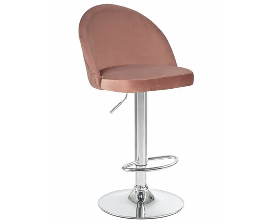Стул барный DOBRIN MILANA, пудрово-розовый велюр (MJ9-32), Вариант: пудрово-розовый велюр (MJ9-32) | Интернет магазин мебели и декора LifeDekor