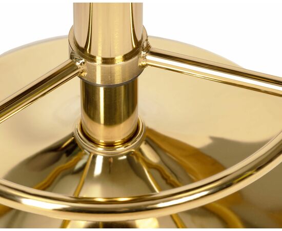 Табурет барный DOBRIN BRUNO GOLD, пудрово-розовый велюр (MJ9-32), Вариант: пудрово-розовый велюр (MJ9-32), изображение 2 | Интернет магазин мебели и декора LifeDekor