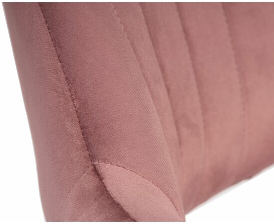 Стул барный DOBRIN CHARLY GOLD, розовый велюр (MJ9-32), Вариант: розовый велюр (MJ9-32), изображение 8 | Интернет магазин мебели и декора LifeDekor